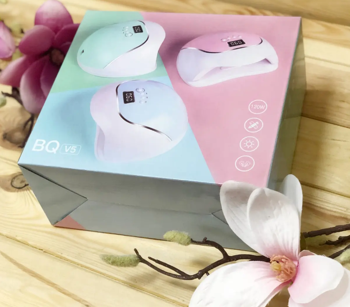 Лампа SUN BQ-V5 MACAROON PINK 120w (гарантия 3 месяца) 11162 фото