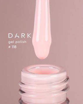 Гель лак Dark 118, 10ml 16913 фото