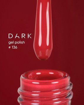 Гель лак Dark 136, 6ml 17823 фото