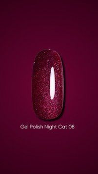 Гель лак Dark Night Cat 08, 6ml 19129 фото