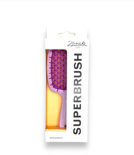 Janeke Superbrush the original расческа продувная, щетка для волос лавандового цвета с фуксией 86SP226 LIF фото