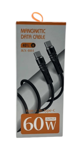 Кабель Type-C to Type-C JKX-B84 PD 60W 1м 22809 фото