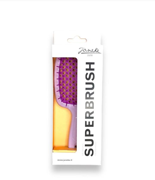 Janeke Superbrush the original гребінець продувний, щітка для волосся лавандового кольору з фуксією 86SP226 LIF фото