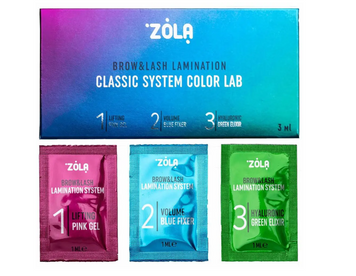 Zola Color Lab Набір для ламінування в саші Step 1,2,3 (3*1ml) 18881 фото