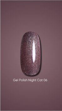 Гель лак Dark Night Cat 06, 6ml 19127 фото