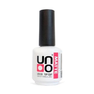 Топ для ногтей без липкого слоя ,TOP UNO 15ml МАТТЕ 6735 фото