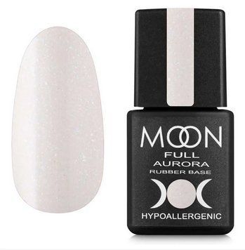 MOON FULL AURORA Shimer Rubber Base, 8 ml №2002 11826 фото