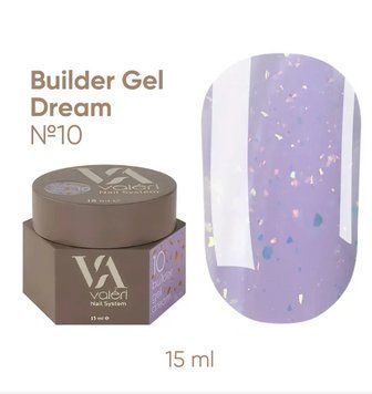 Valeri NEW Builder Gel Dream 15ml №10 NVDBG15-010 фото