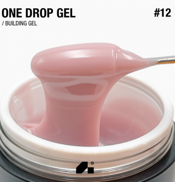 Гель для нарощування "One Drop Gel" 30г №12 - brandy rose 2101400445564 фото