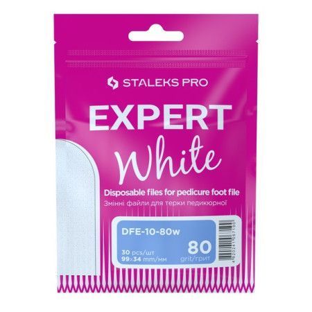 Набор Сменных файлов для педикюрной терки EXPERT 10 80 (30шт) DFE-10-80w фото
