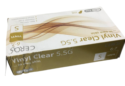  Зображення Рукавички Ceros Vinyl Clear 5.5г S (пошкоджена уп.) 