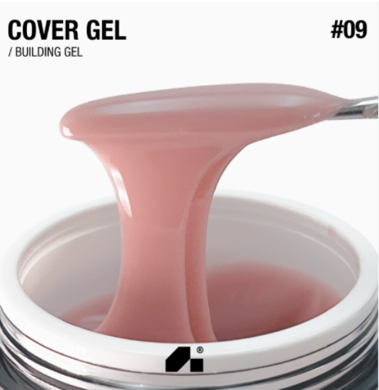  Зображення Гель для нарощування "Cover Gel" 30г №09 - bronzer 