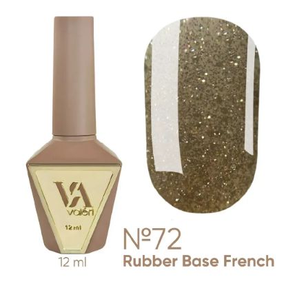  Зображення Valeri Rubber Base French, 12ml №072 