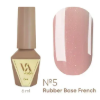  Зображення Valeri Rubber Base French, 6ml №005 