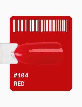  Зображення Гель-лак "Gel Polish" 12мл №104 - red 