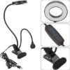  Зображення Лампа 2в1 Clip-on UV/LED (прищіпка) Чорна 