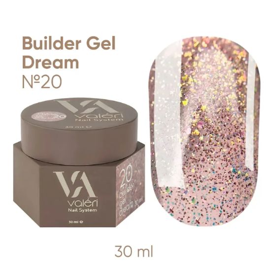 Зображення Valeri NEW Builder Gel Dream 30ml №20 