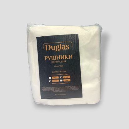  Зображення Рукавички в пачці 40*70 (50шт/пач гладка)"Duglas" 