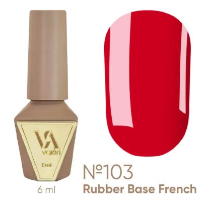  Зображення Valeri Rubber Base French, 6ml №103 