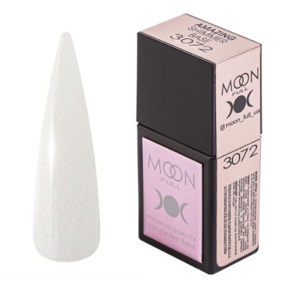  Зображення Moon Amazing Shimmer base 12ml №3072 