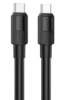  Зображення Кабель HOCO X84 Type-C to Type-C Solid PD 60W 1м (Чорний) 