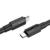  Зображення Кабель HOCO X84 Type-C to Type-C Solid PD 60W 1м (Чорний) 