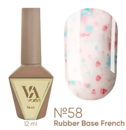  Зображення Valeri Rubber Base French, 12ml №058 