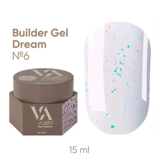  Зображення Valeri NEW Builder Gel Dream 15ml №06 