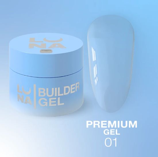  Зображення LUNA Гель для нарощування Premium Gel No1 15ml 