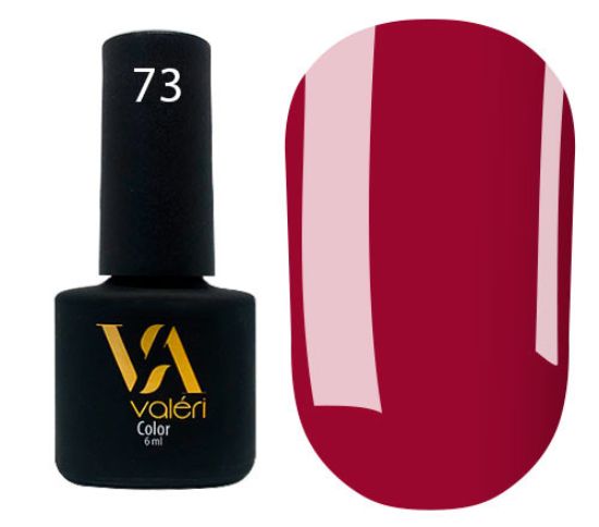  Зображення Гель лак Valeri №073, 6ml 