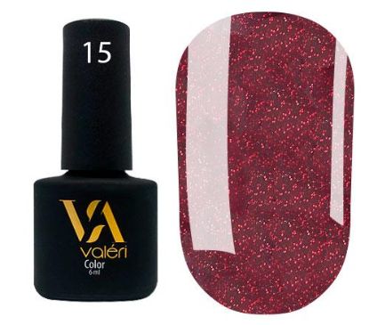  Зображення Гель лак Valeri №015, 6ml 