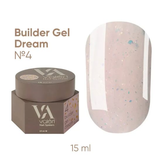  Зображення Valeri NEW Builder Gel Dream 15ml №04 