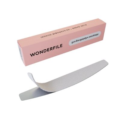  Зображення Абразиви для пилки на піні півмісяць Wonderfile 162*24 150гр 20шт 