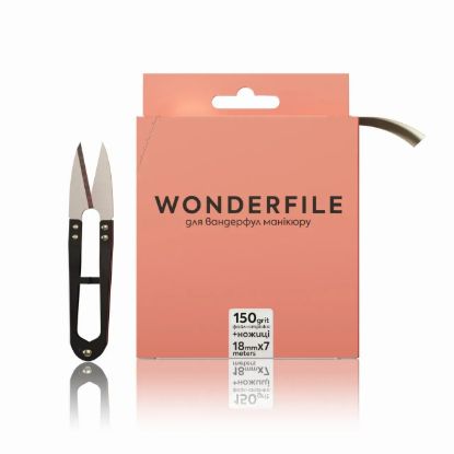  Зображення Змінні файл-стрічка для пилки Wonderfile 160*18 150гр +ножиці 