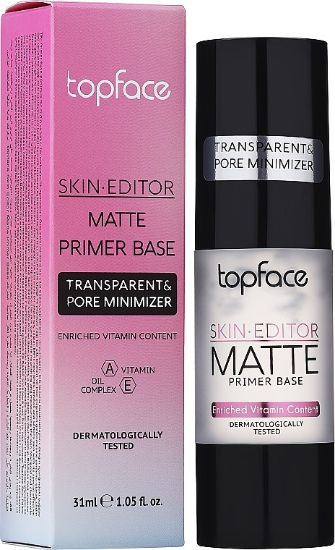  Зображення TopFace База под макияж Skin Editor Matte Primer Base 02 Transparent 31ml 