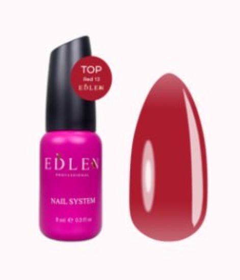  Зображення Edlen Top Red №13 9ml 
