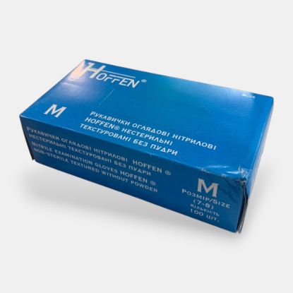  Зображення Рукавички HOFFEN Голубі M 3,5г пошкоджена уп.) 