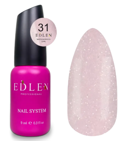  Зображення Edlen Water Acrygel Opal 9ml №31 