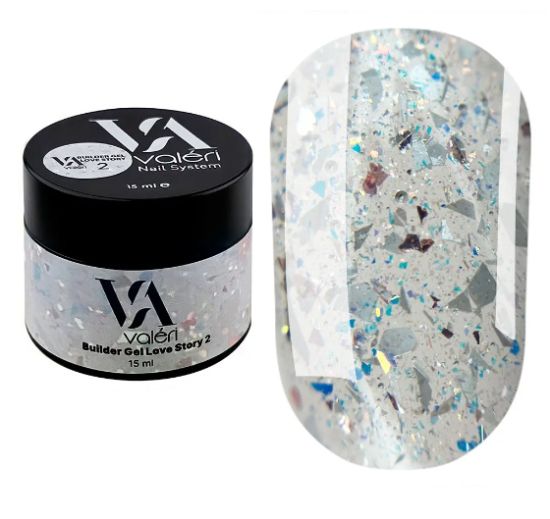  Зображення Valeri Builder Gel 15ml Love Story. №02 