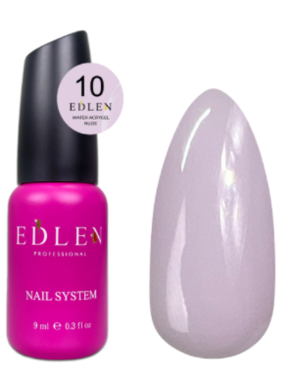  Зображення Edlen Water Acrygel Nude 9ml №10 