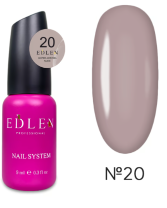  Зображення Edlen Water Acrygel Nude 9ml №20 