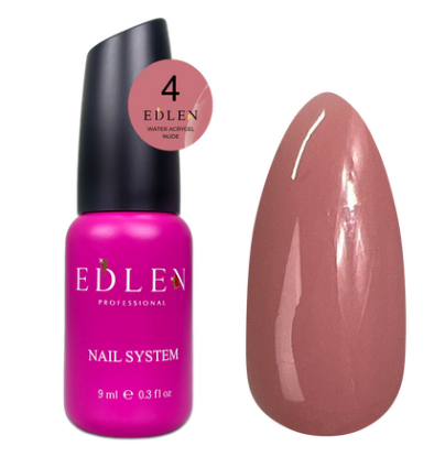  Зображення Edlen Water Acrygel Nude 9ml №04 