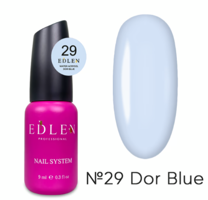  Зображення Edlen Water Acrygel Dor Blue 9ml №29 