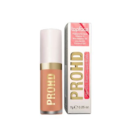  Зображення TopFace - Рум'яна рідкі "PROHD Hypnotic Bloom" [01 - Peachy Nude] 