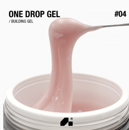  Зображення Гель для нарощування "One Drop Gel" 30г №04 - muted rose 