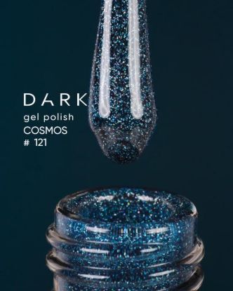  Зображення Гель лак Dark Cosmos 121, 6ml 