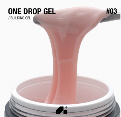  Зображення Гель для нарощування "One Drop Gel" 30г №03 - melted caramel 
