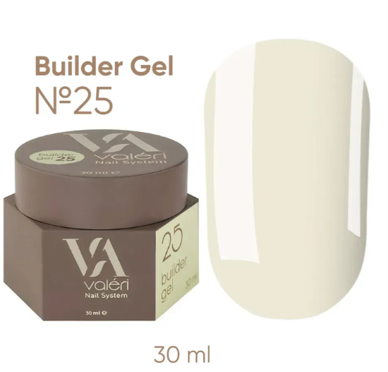  Зображення Valeri NEW Builder Gel 30ml №25 