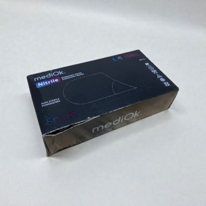  Зображення Рукавички MediOK Black L пошкоджена упак.) 