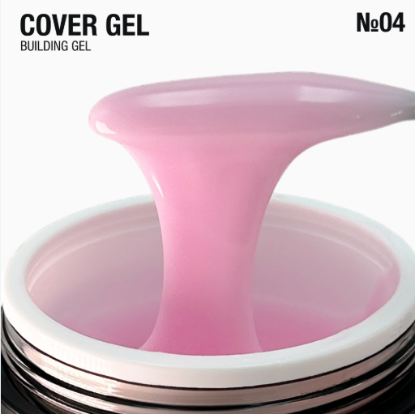  Зображення Гель для нарощування "Cover Gel" 30г №04 - angelic 